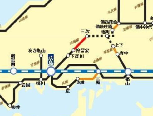 広島県内JR各線が2018年内に再開、運転計画前倒しで