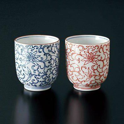 シリーズ以外・その他 京三島 夫婦湯呑（桐箱入）〈2個〉 京焼・清水焼