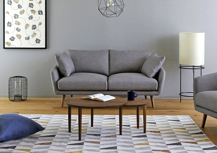 バルーン リビングテーブル 69-2 WALNUT(W101×D69×H37cm)税込￥79,000