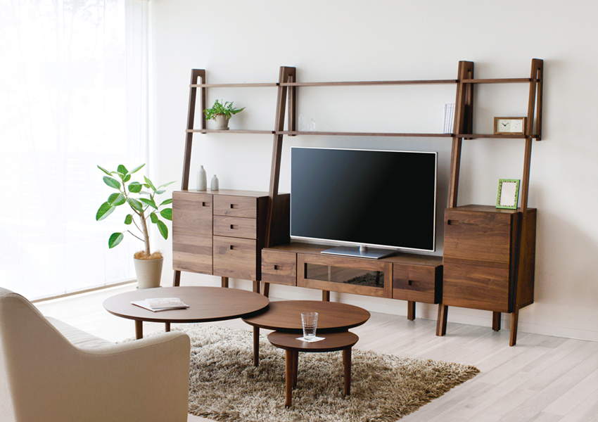 バルーン リビングテーブル 69-2 WALNUT(W101×D69×H37cm)税込￥79,000