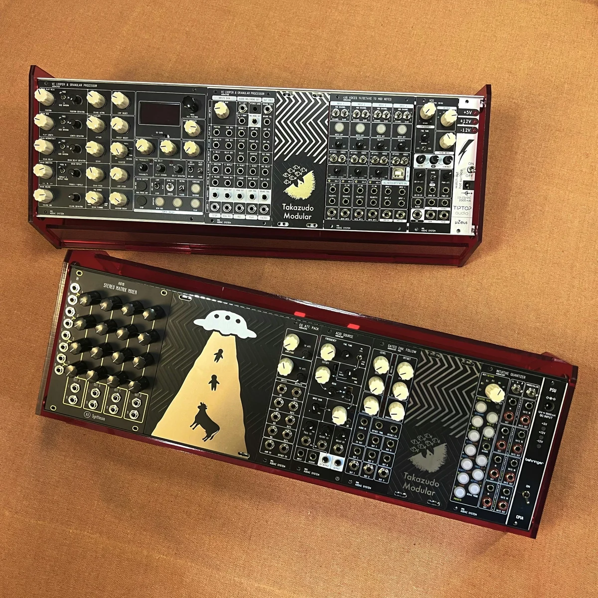 Takazudo Modular: アクリルモジュラーケース84HP | Takazudo Modular