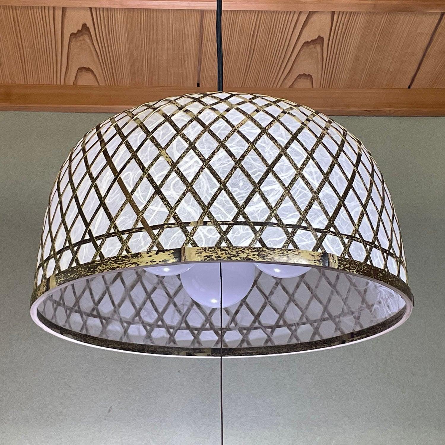 ドーム | 竹細工照明 ペンダントライト – 竹良 - 竹細工照明 -