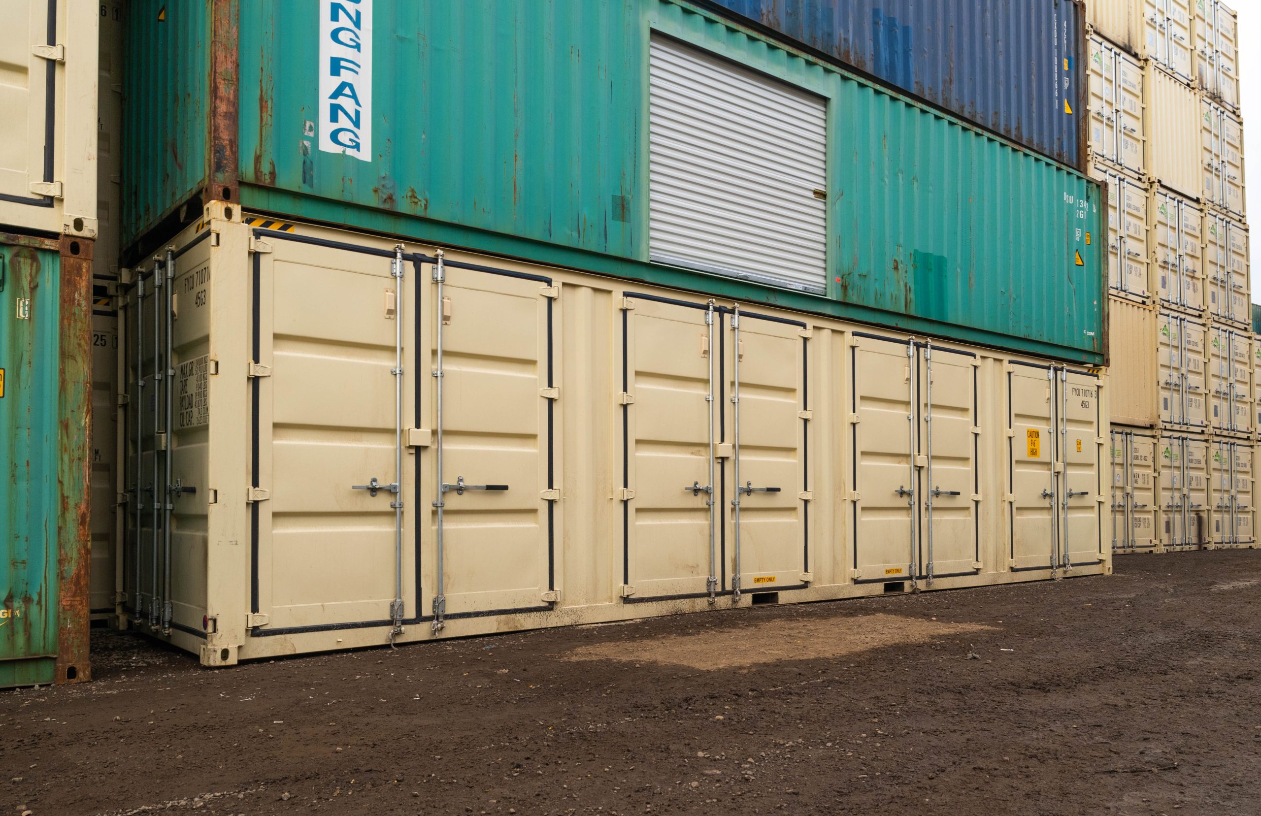 Buy a 40ft New High Cube Shipping Container With Side Doors