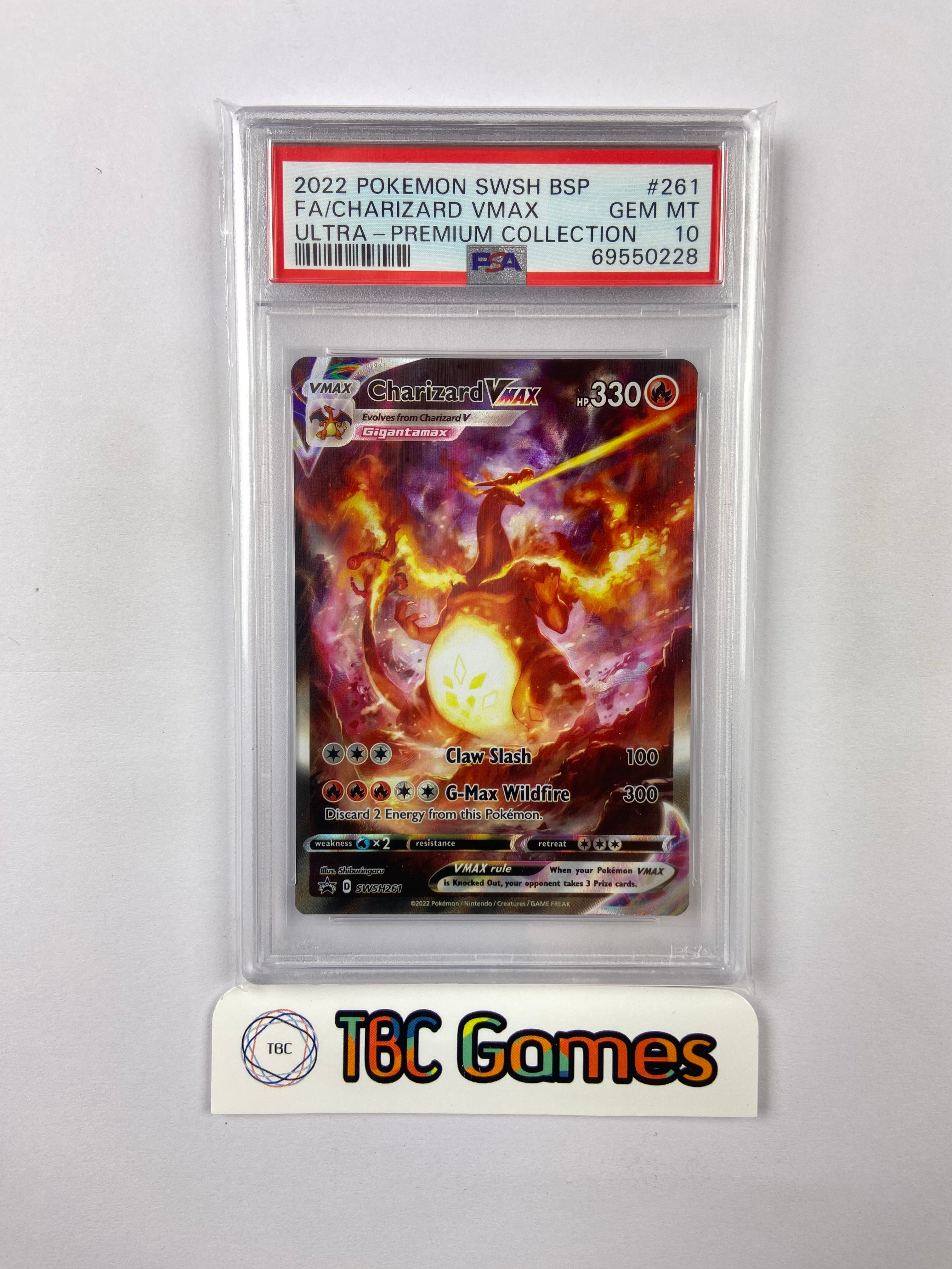 Charizard VMAX Ultra Premium Collection Promo SWSH261 PSA 10 – TBC