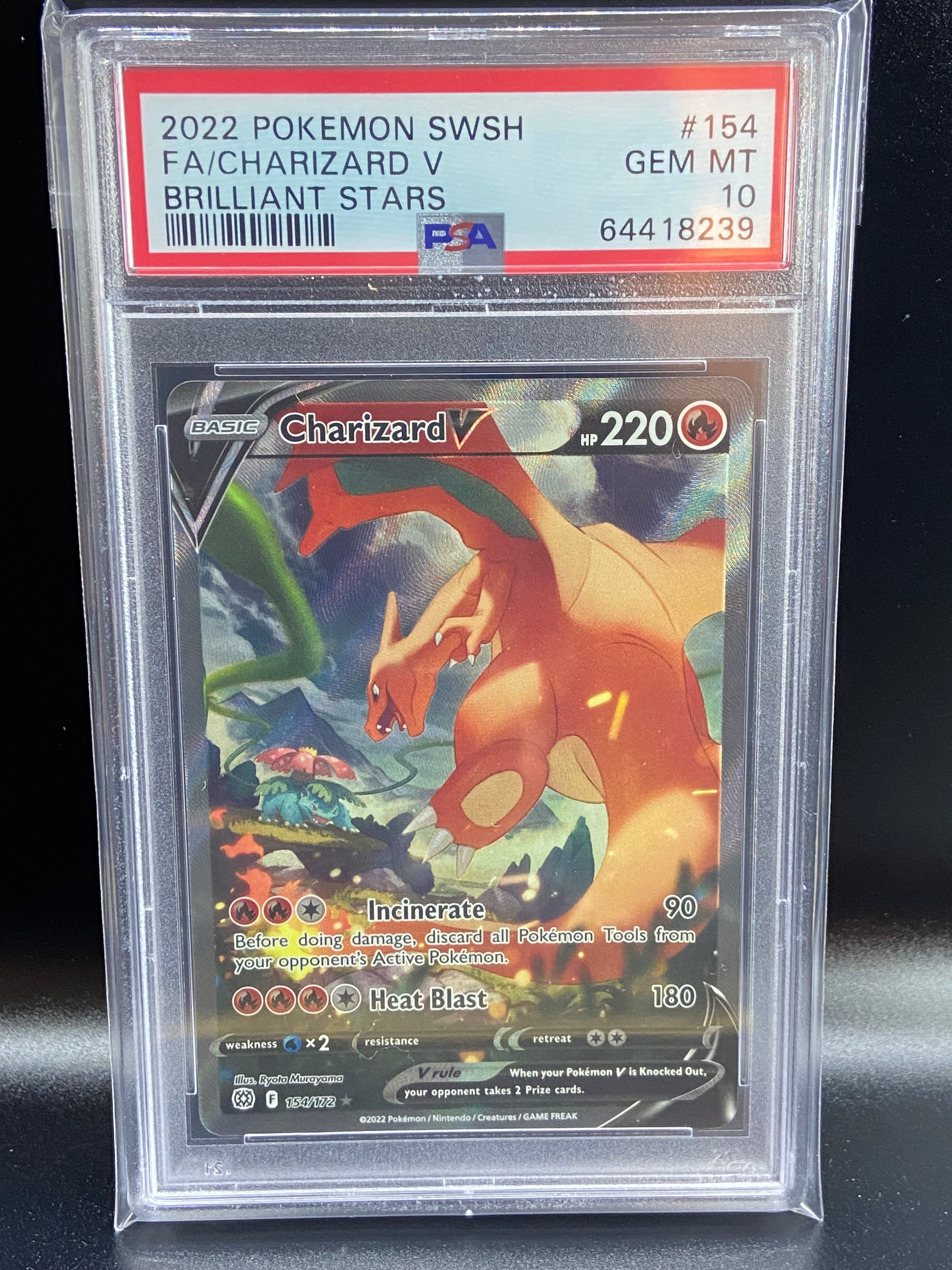 Charizard V Brilliant Stars Alt Art 154/172 PSA 10 – TBC Games