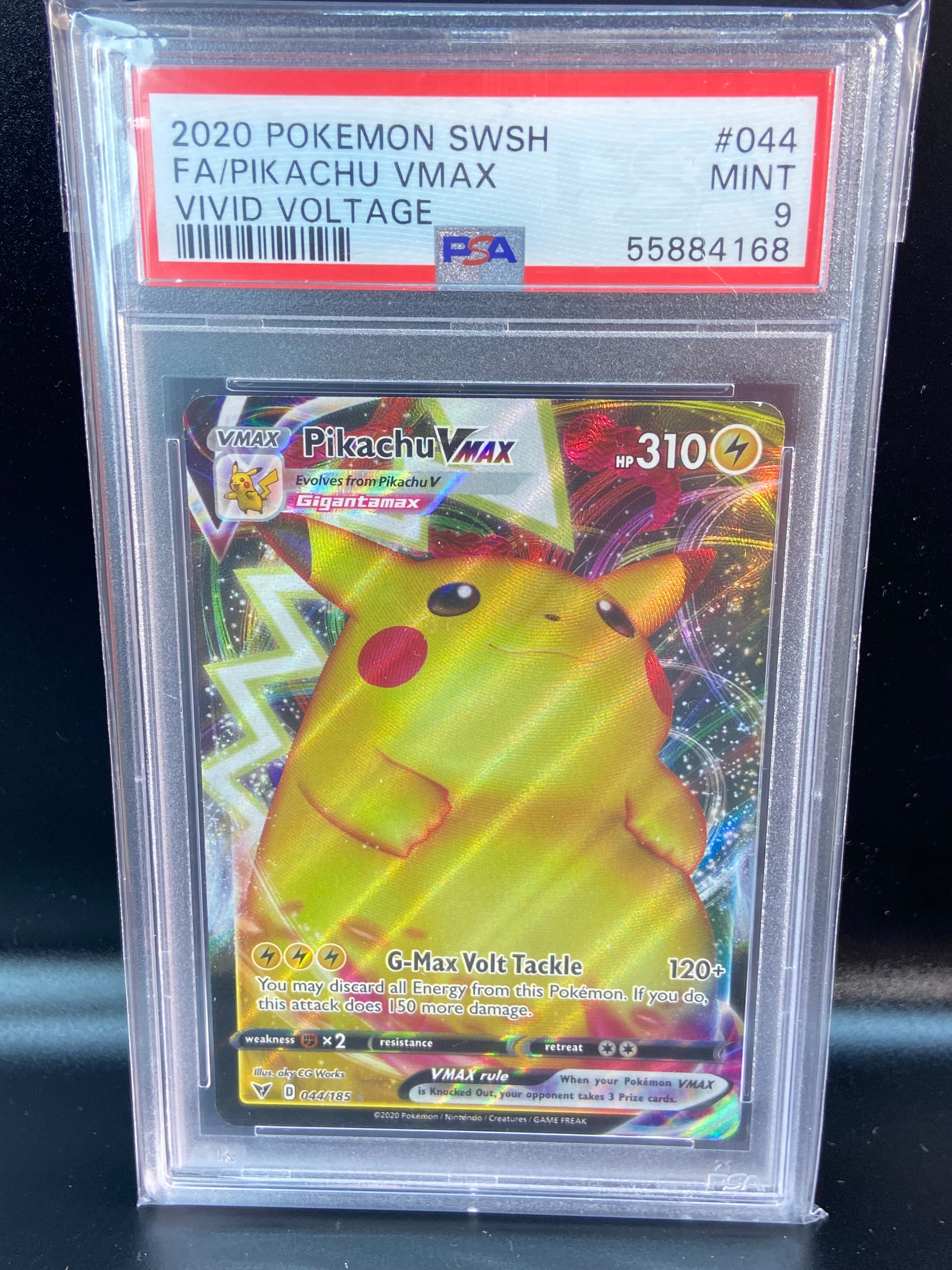 Pikachu VMAX Vivid Voltage 044/185 PSA 9 – TBC Games