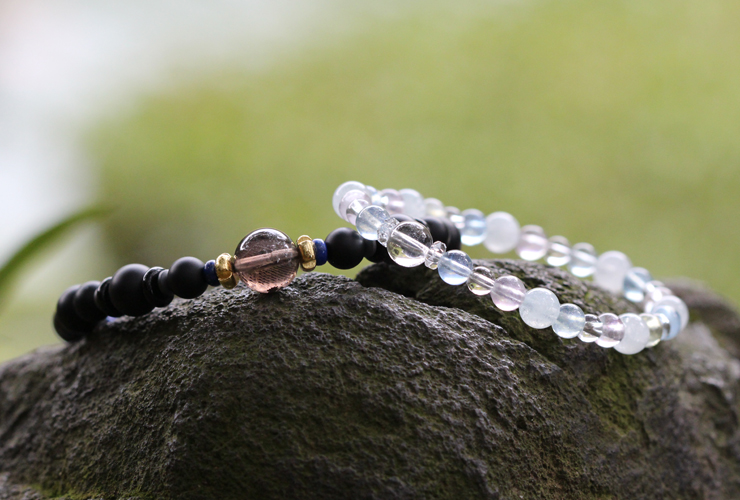 諾弥」高品質レインボーニードルイントパーズ＆高品質レインボー