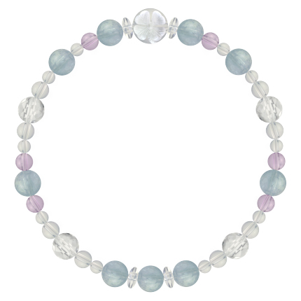 勇気ある前進を助ける | アクアマリン・ラベンダーアメジスト・水晶