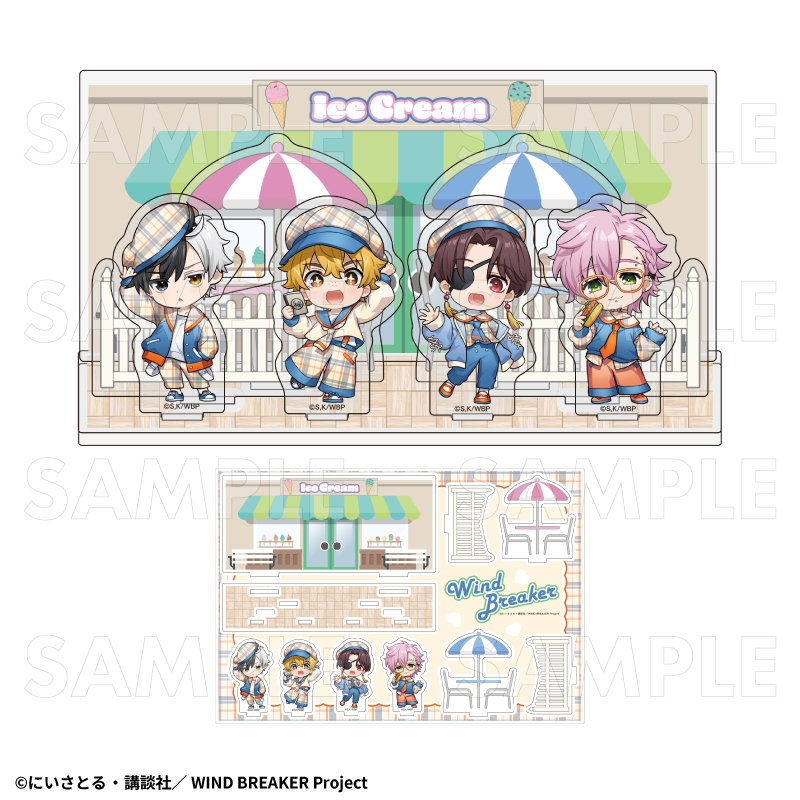 TVアニメ「WIND BREAKER」 アクリルジオラマ チェックセーラー（全2種