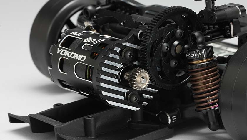 RWDドリフトカー YD-2RX 組み立て済みシャーシ ブラックバージョン