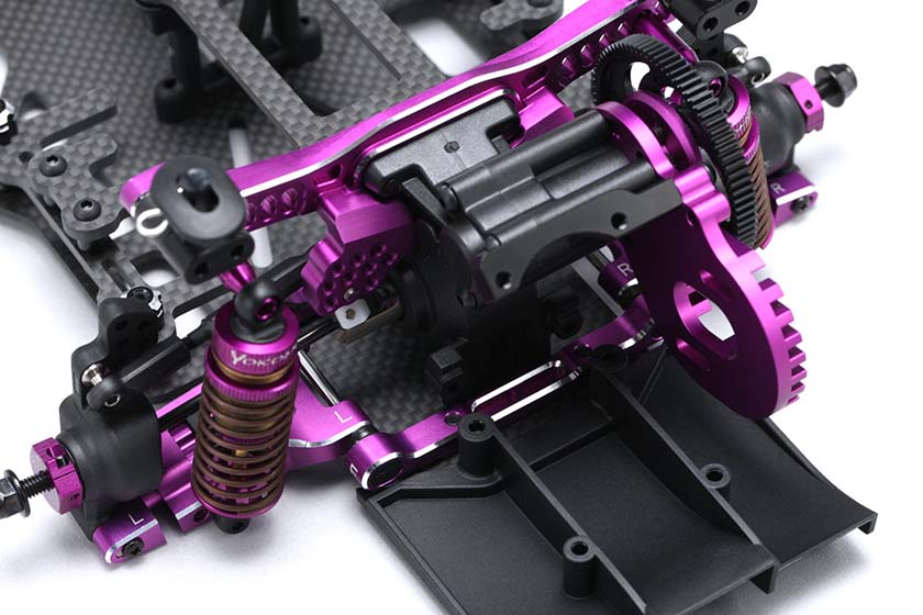 RWDドリフトカー YD-2RX オプション付き 組み立て済みシャーシ