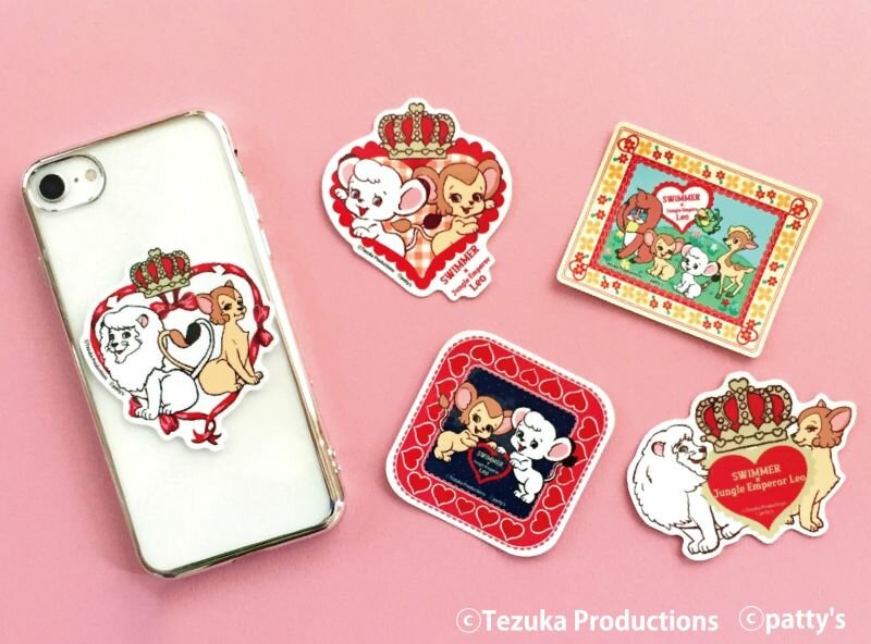 新商品】『SWIMMER×ジャングル大帝』コラボダイカットステッカーが発売