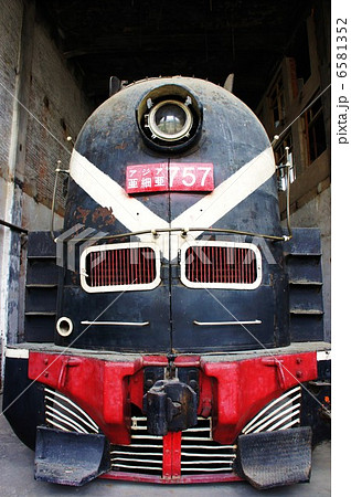 大連に保管されているあじあ号の写真素材 [6581352] - PIXTA