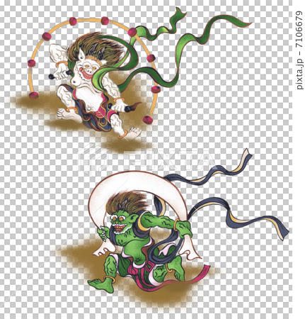 風神 雷神のイラスト素材 [7106679] - PIXTA