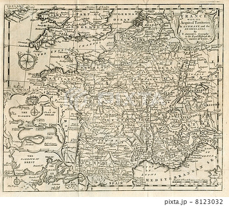 18世紀古地図「フランス」 / Antique Map 