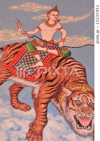 タイの宗教画 二点セット インテリア タイの宗教画 二点セット インテリア