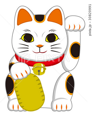 福猫のイラスト素材 - PIXTA