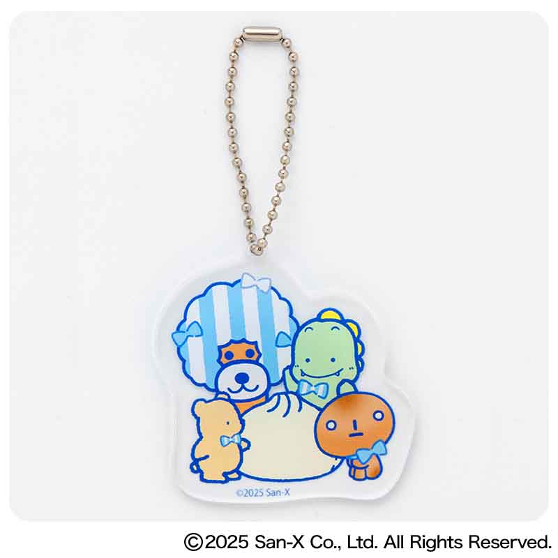 LAWSON×San-X Characters チャーム付きクリアポーチBOOK オールスター