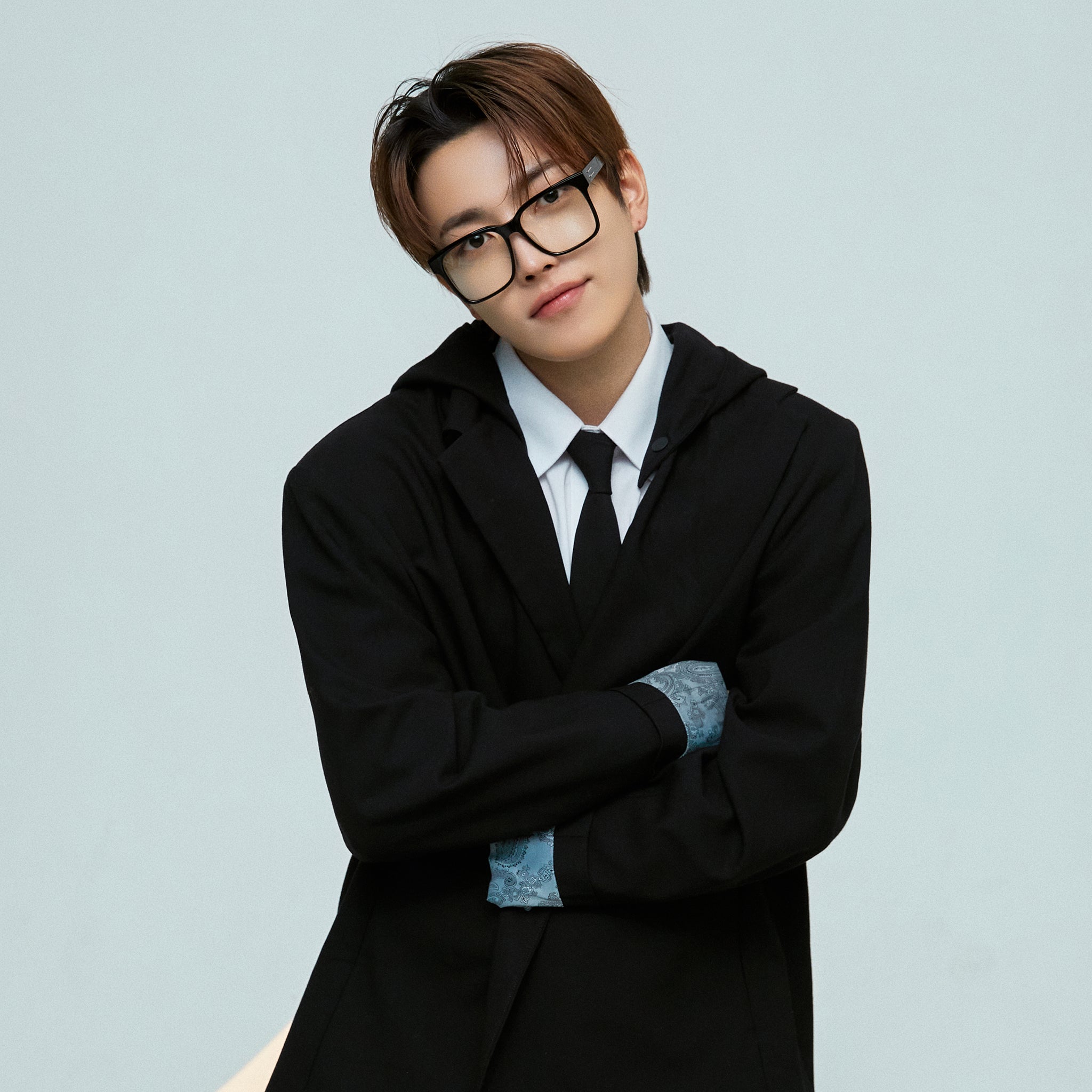 AT SQUARE 01 BLACK FRAME CLEAR LENS – The Silent Soul