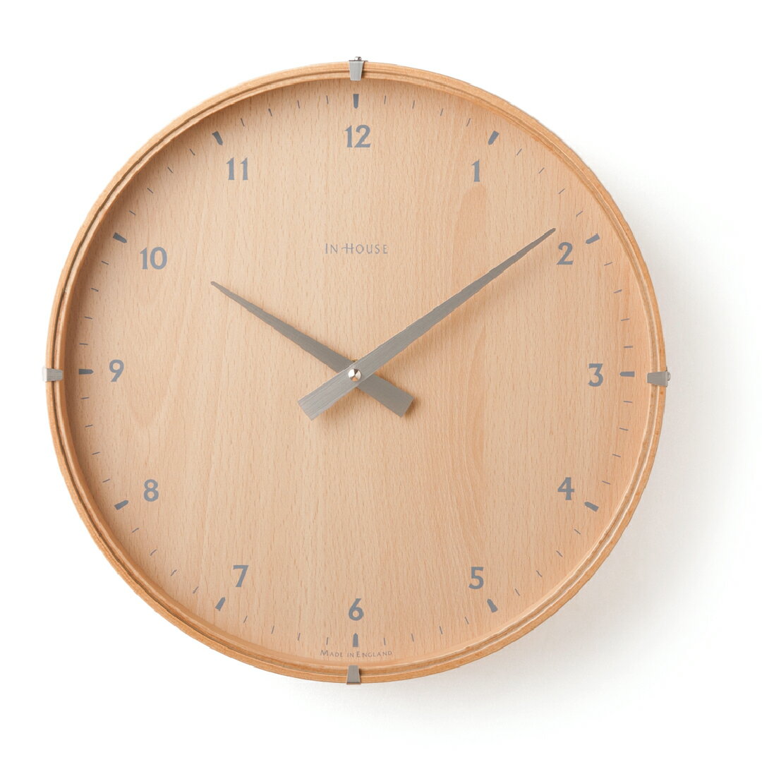 楽天市場】インハウス 掛け時計 ドームクロックの通販