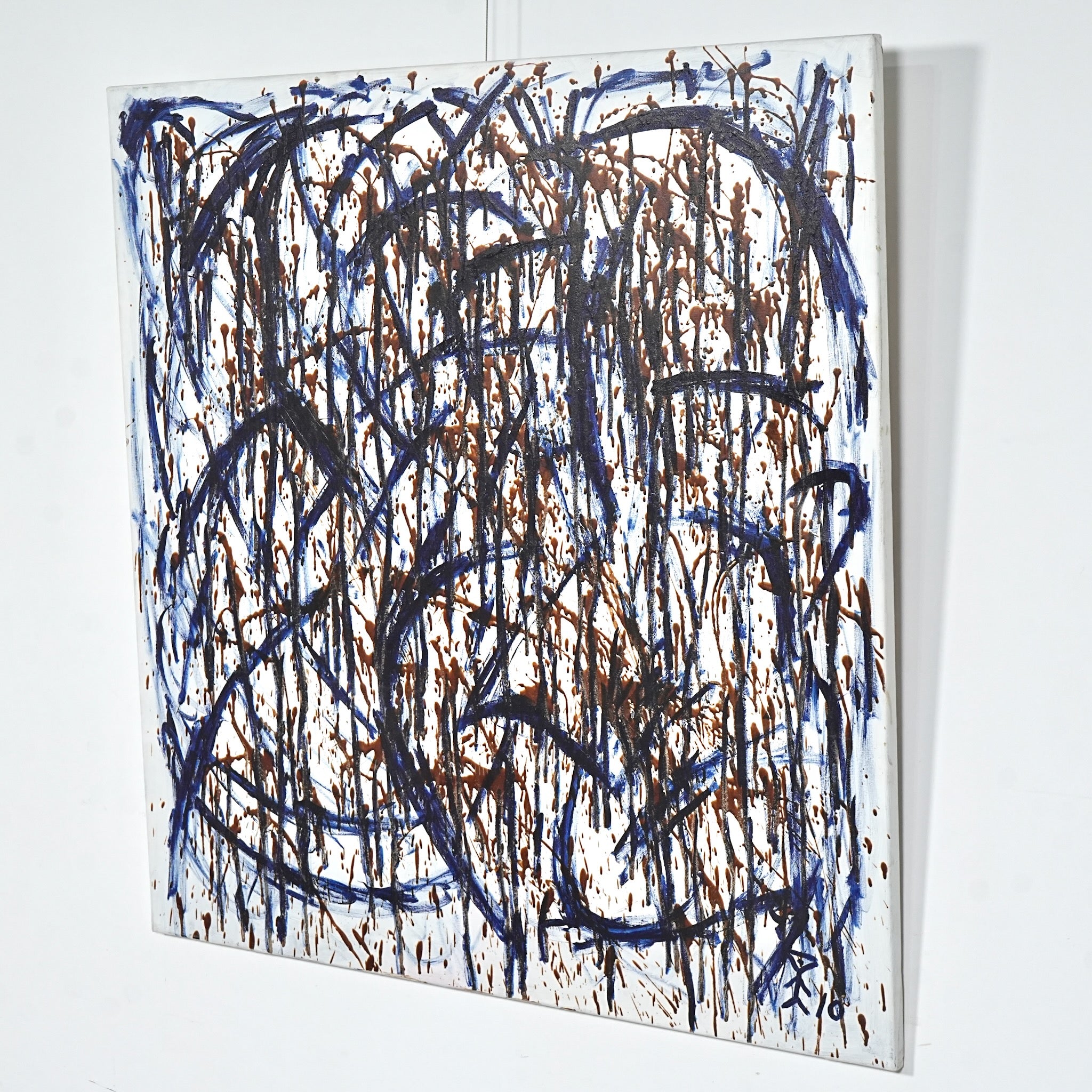 Kenneth Strandby】抽象画アクリル画 120.5cm×120.5cm – TIME HYPE