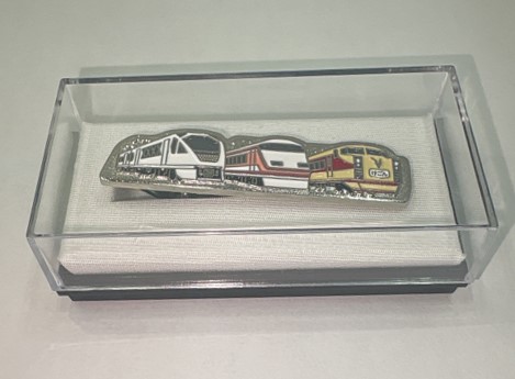 日光線歴代特急車両ネクタイピン