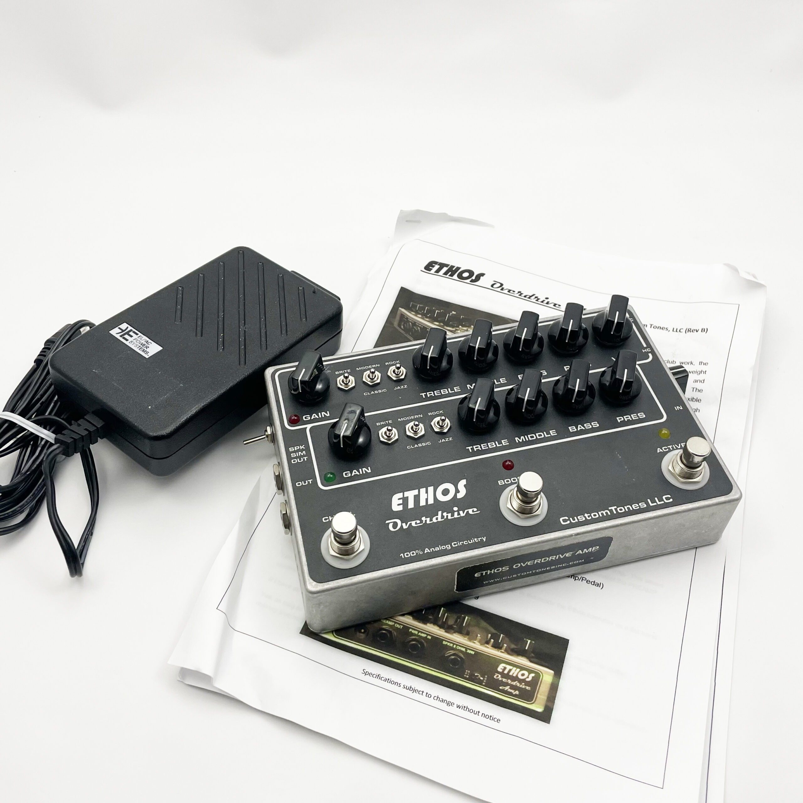 Custom Tones LLC / ETHOS OVERDRIVE AMP TLC switch（管理番号:523