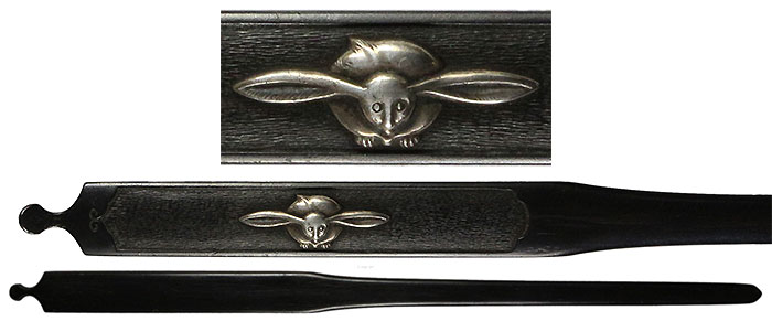 日本刀の笄・真向兎（吉岡因幡介）｜日本刀販売専門店・東京【十拳】