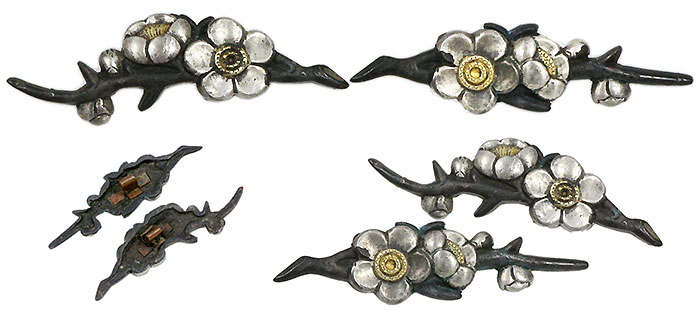 日本刀の目貫・白梅｜日本刀・刀剣販売専門店・東京【十拳-TOKKA-】