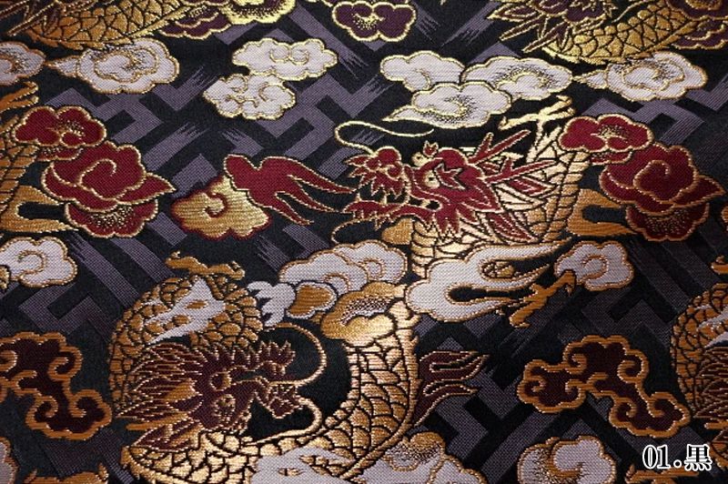 金襴生地通販 龍柄の和柄生地販売なら都香庵