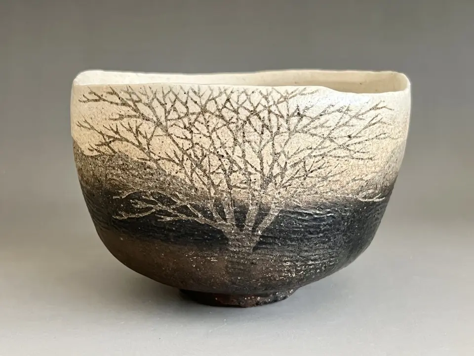 人間国宝 十一代 三輪休雪 （寿雪） 萩焼 さかつき ぐい呑 酒盃 酒器