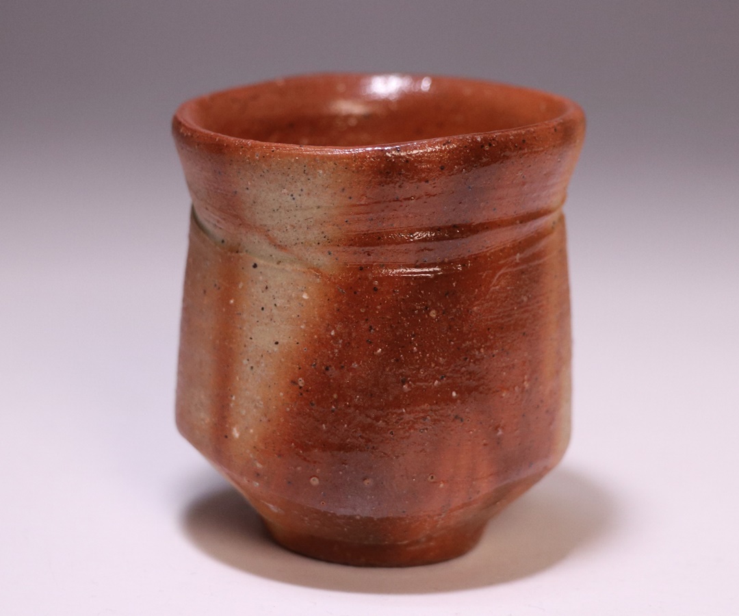 金重晃介 作 「備前扁壷徳利」 ～備前焼専門卸小売店 川口陶楽苑～