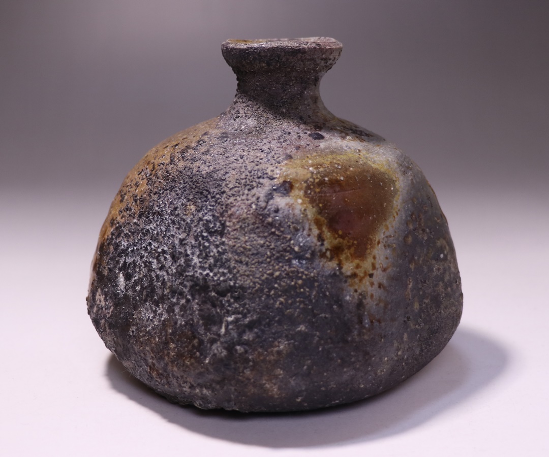 中村六郎 作 「備前窯変徳利」 ～備前焼専門卸小売店 川口陶楽苑～