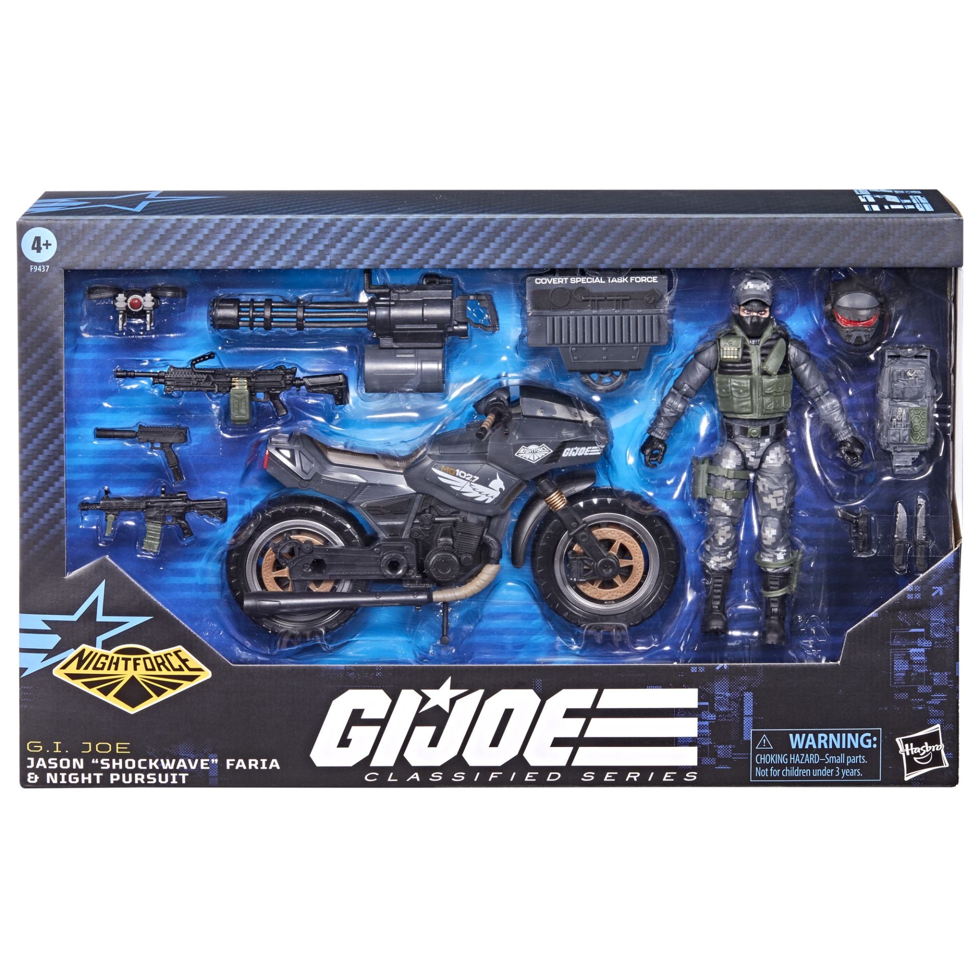 Hasbro G.I. Joe Classified Series #127 Night Force Jason Shockwave Far