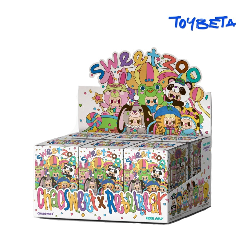 Rebel Bear Sweet Zoo Series Plush Blind Box【ChaoSweet】 – Toybeta