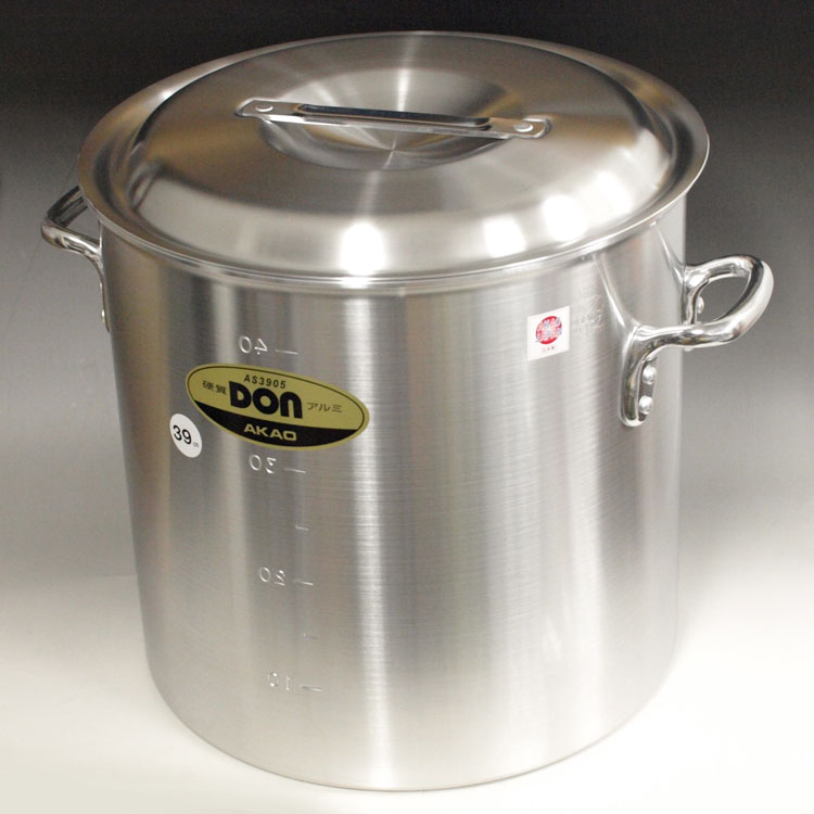楽天市場】【お取り寄せ】アカオアルミ DON 寸胴鍋 36cm（約36リットル