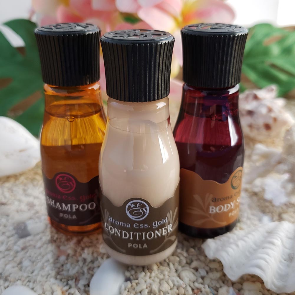 楽天市場】POLA ポーラ アロマエッセゴールド ミニボトル バス