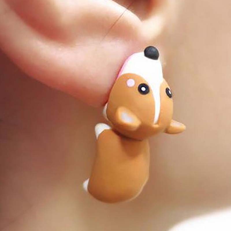 楽天市場】コーギー ピアス（ジュエリー・アクセサリー）の通販