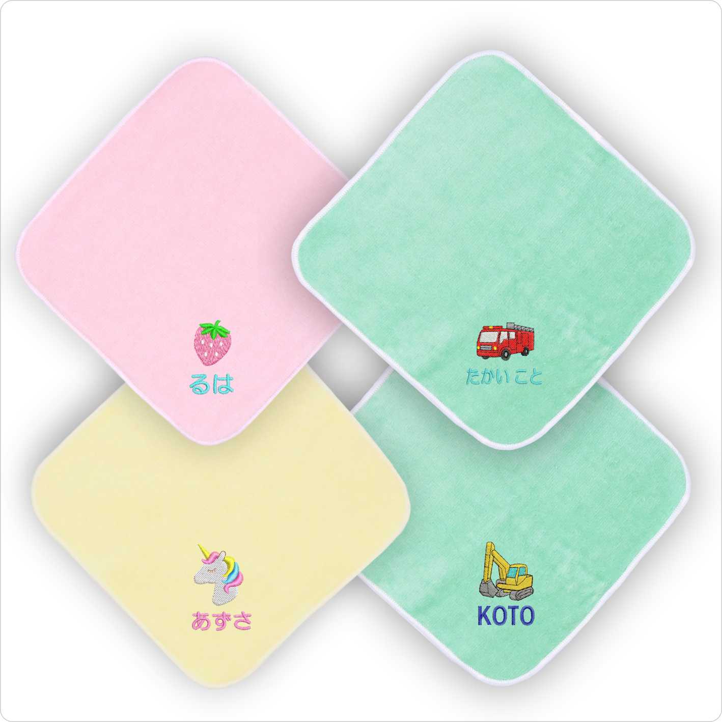 楽天市場】【お名前刺繍 ミニハンカチ】ミニサイズ お名前刺繍入り 卒