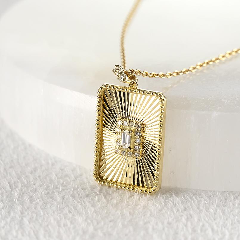 楽天市場】18金 ペンダントトップ 18k レディース ダイヤモンド