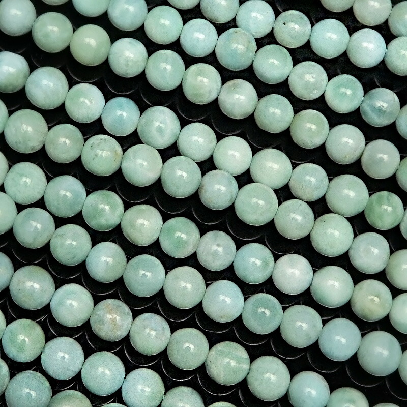 楽天市場】ラリマー 丸玉 4〜5mm【1連販売】▽ ペクトライト