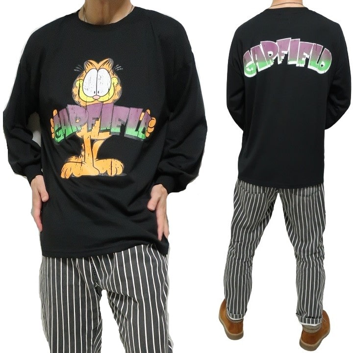 楽天市場】ガーフィールド Garfield Tシャツ ロンT 長袖 服 グッズ