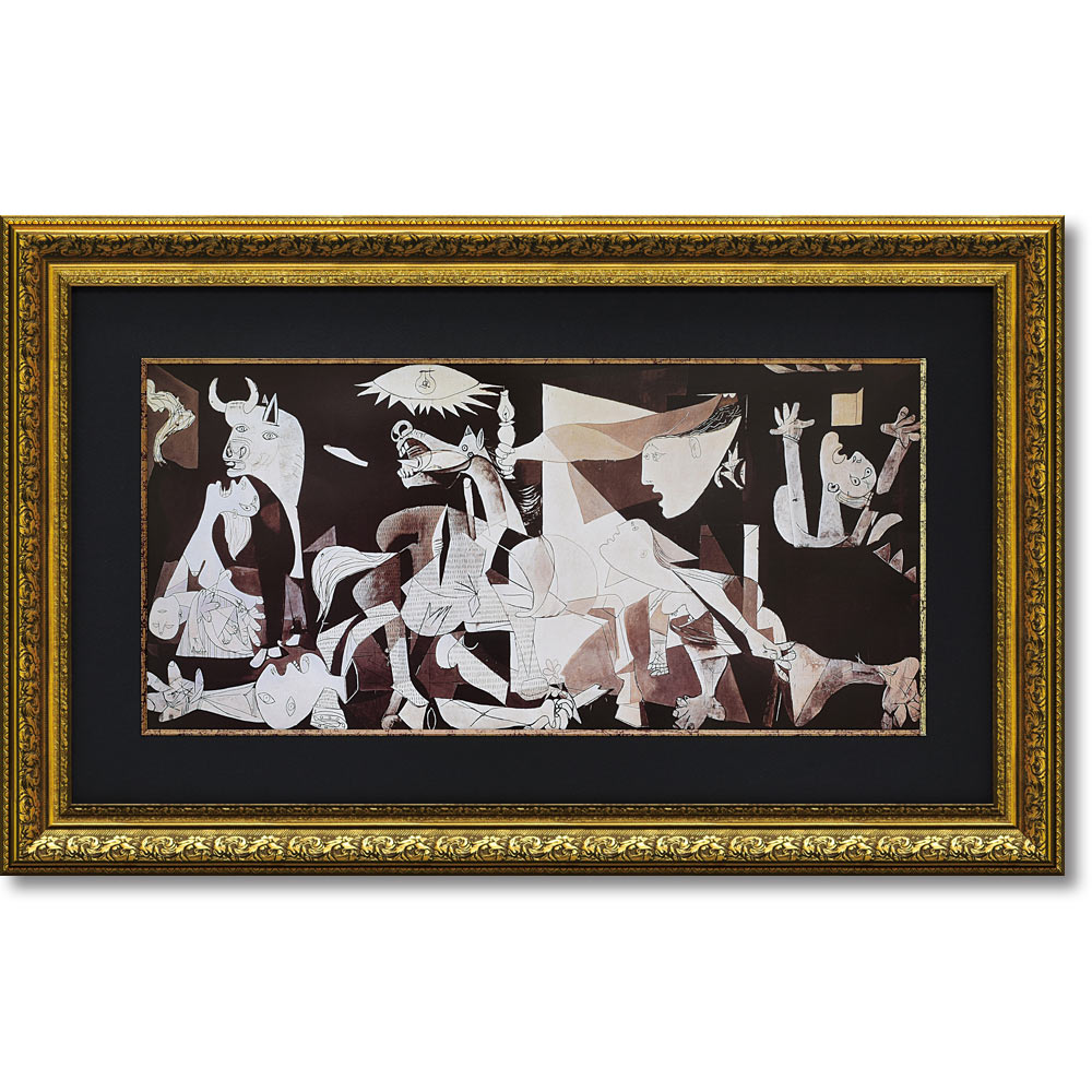 楽天市場】絵画 パブロ ピカソ「ゲルニカ」 名画 有名 額入 インテリア