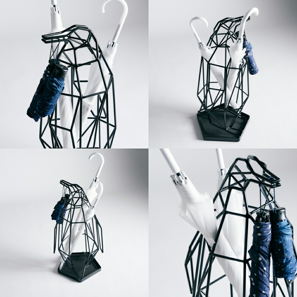 楽天市場】《全2色》ペンギンの傘立て シャドーワイヤー UMBRELLA