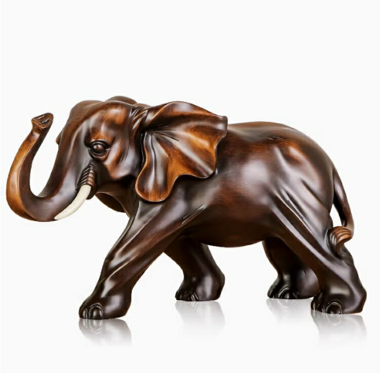 楽天市場】象置物 ゾウ彫刻 風水タイ象 癒し 置物 幸運 風水 幸福 象の