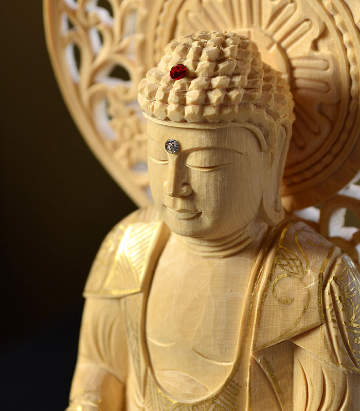 楽天市場】【ポイント10倍 〜2/23 01:59】白木蓮方大佛座「金泥書/座