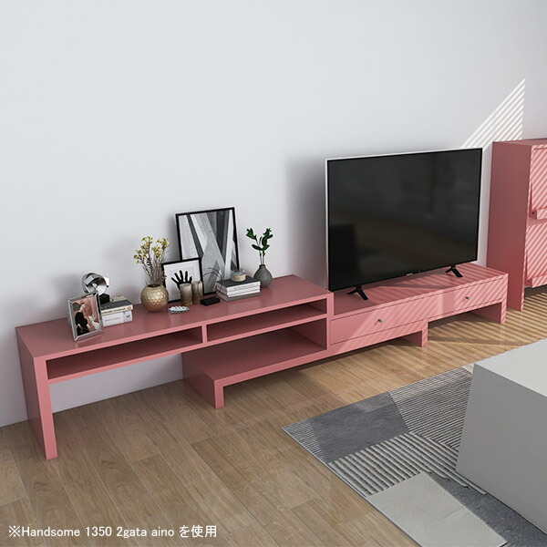 楽天市場】テレビラック パステルカラー テレビボード コーナー