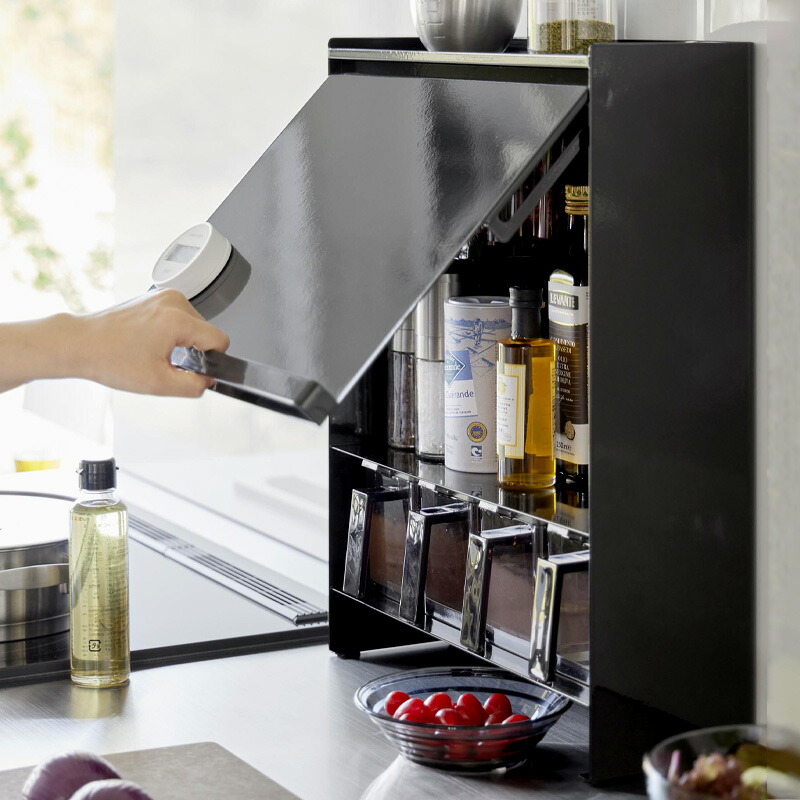 楽天市場】《 山崎実業 前が開く 隠せる調味料ラック タワー 》 tower