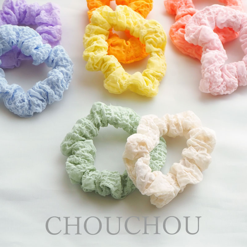 楽天市場】【2個入り】シュシュ ミニ くしゅくしゅ ヘアゴム ヘア