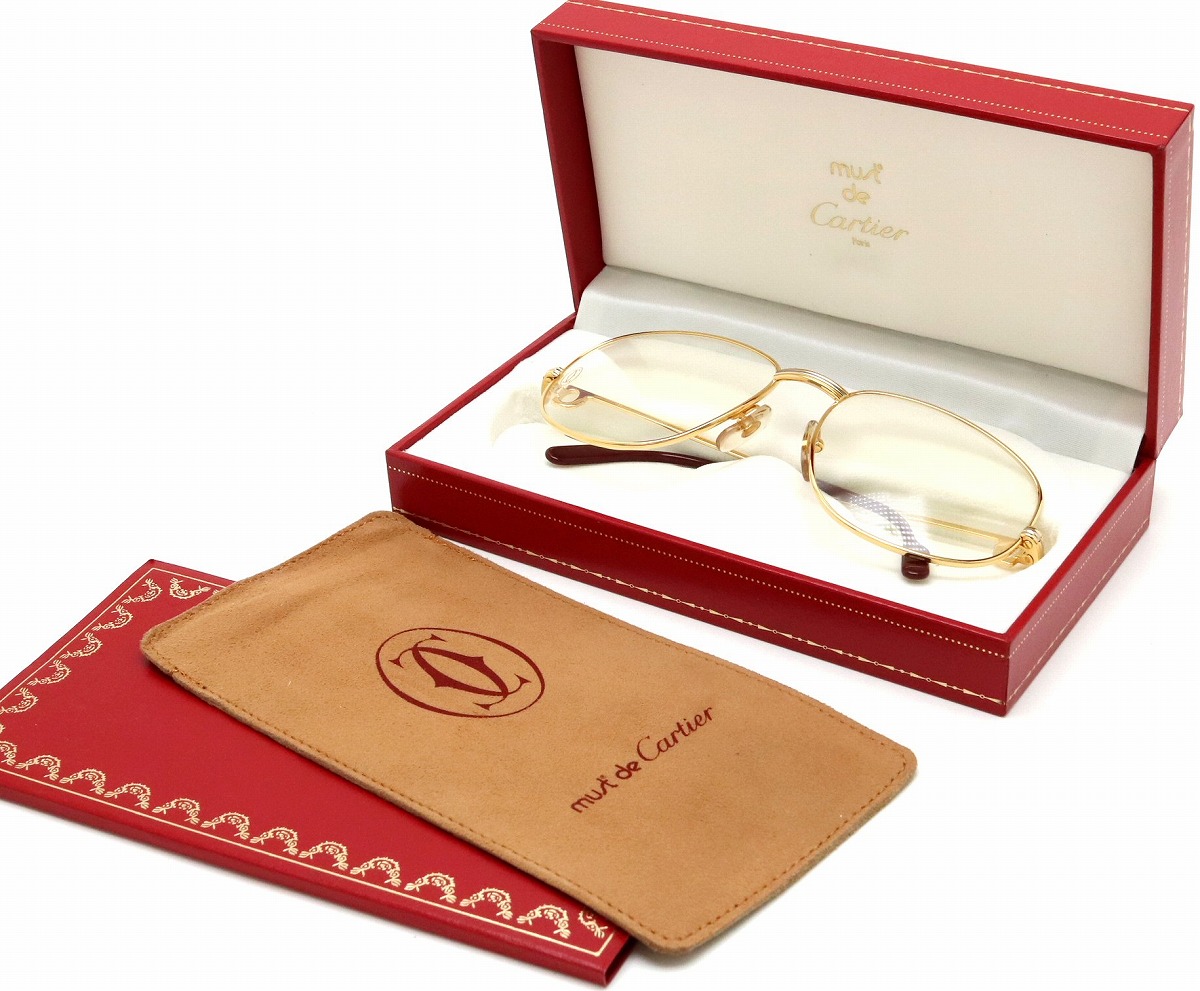 楽天市場】【未使用品】Cartier カルティエ トリニティ 眼鏡 メガネ